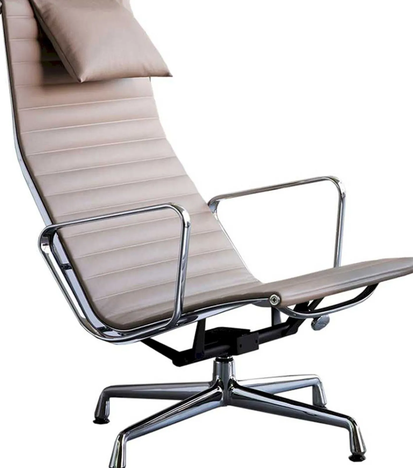 New Vitra Eames EA 124 Fauteuil Zwart