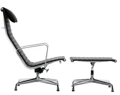 New Vitra Eames EA 124 Fauteuil Zwart