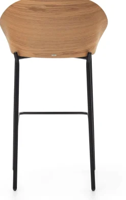Discount Kave Home Eamy Hoog Barstoel Grijs, Naturel