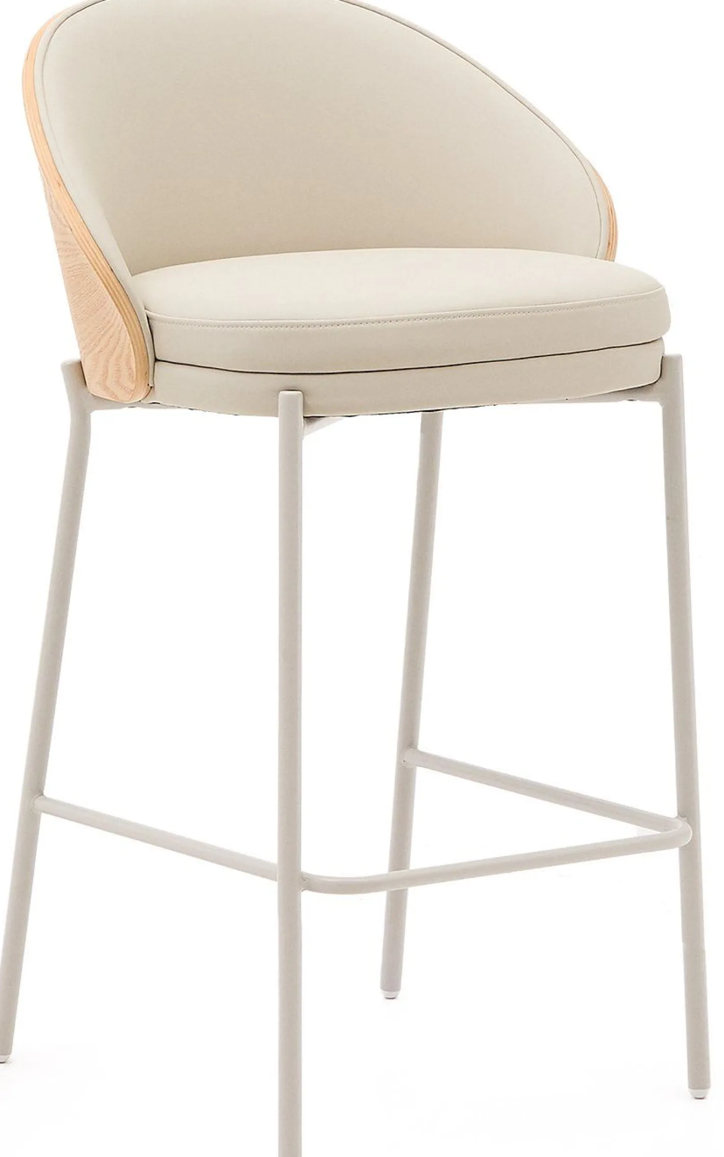 Hot Kave Home Eamy Laag Barstoel Beige, Naturel