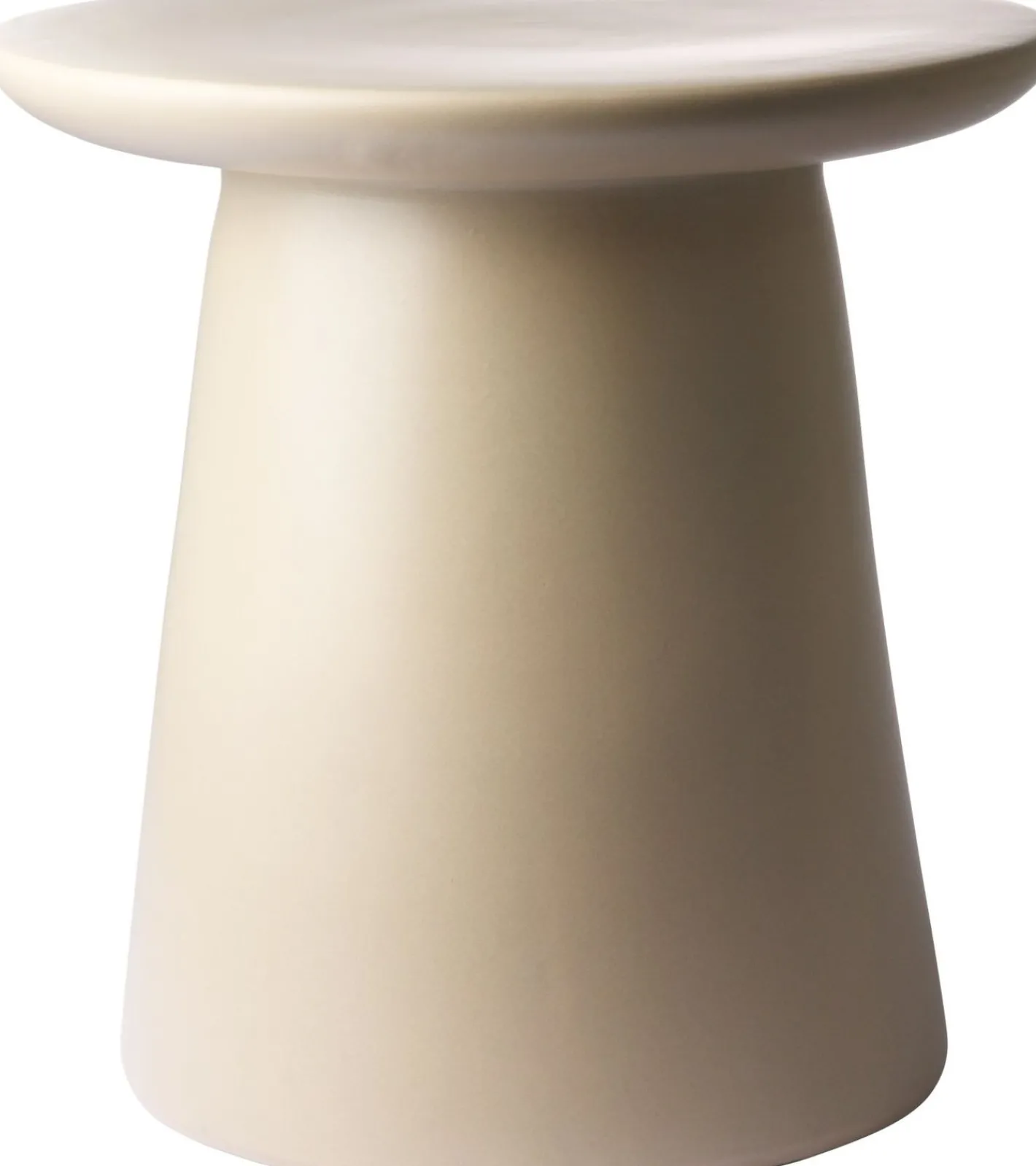 Sale HKLIVING Earthenware M Bijzettafel Naturel, Cream