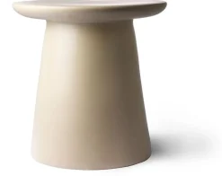 Sale HKLIVING Earthenware M Bijzettafel Naturel, Cream