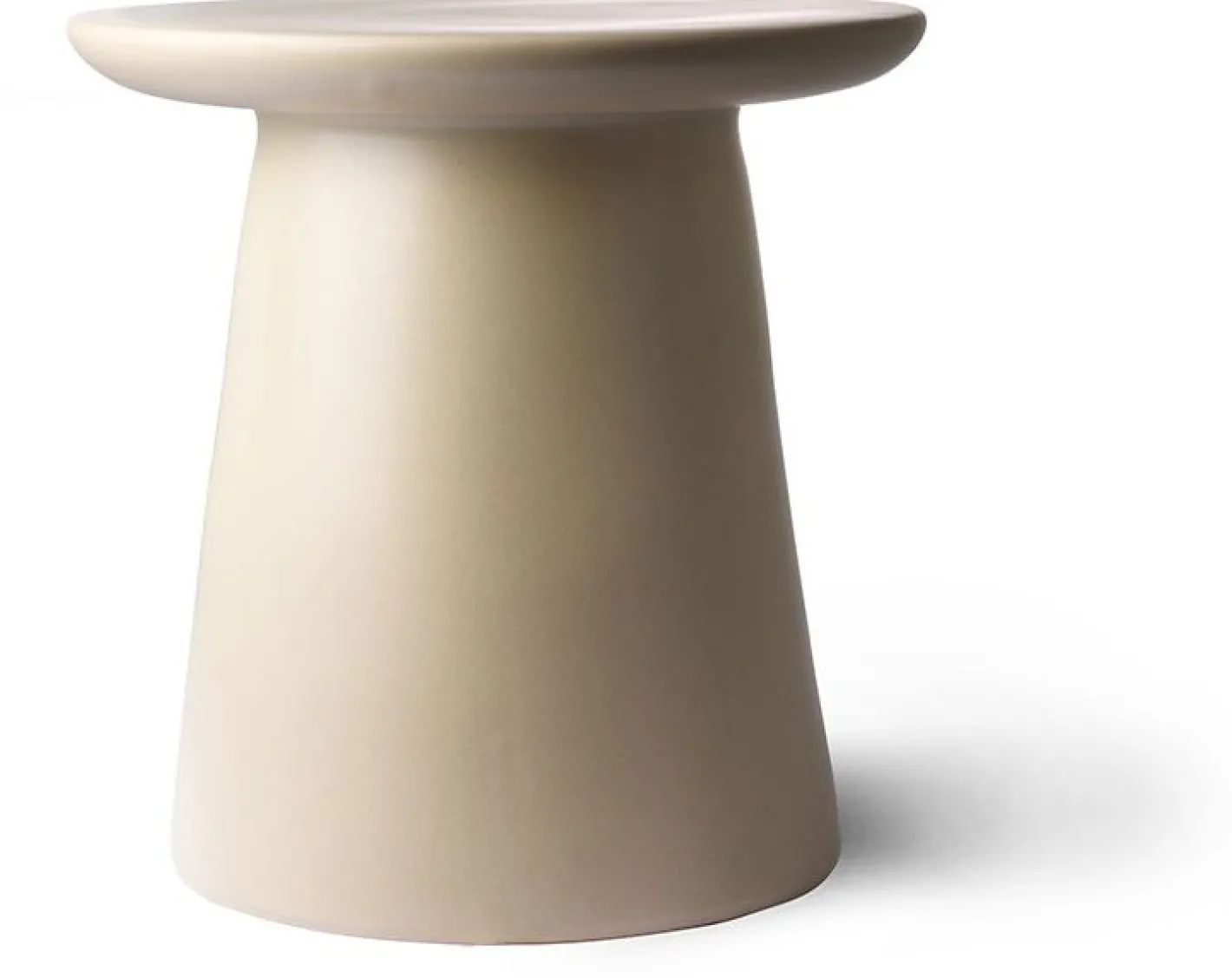 Sale HKLIVING Earthenware M Bijzettafel Naturel, Cream