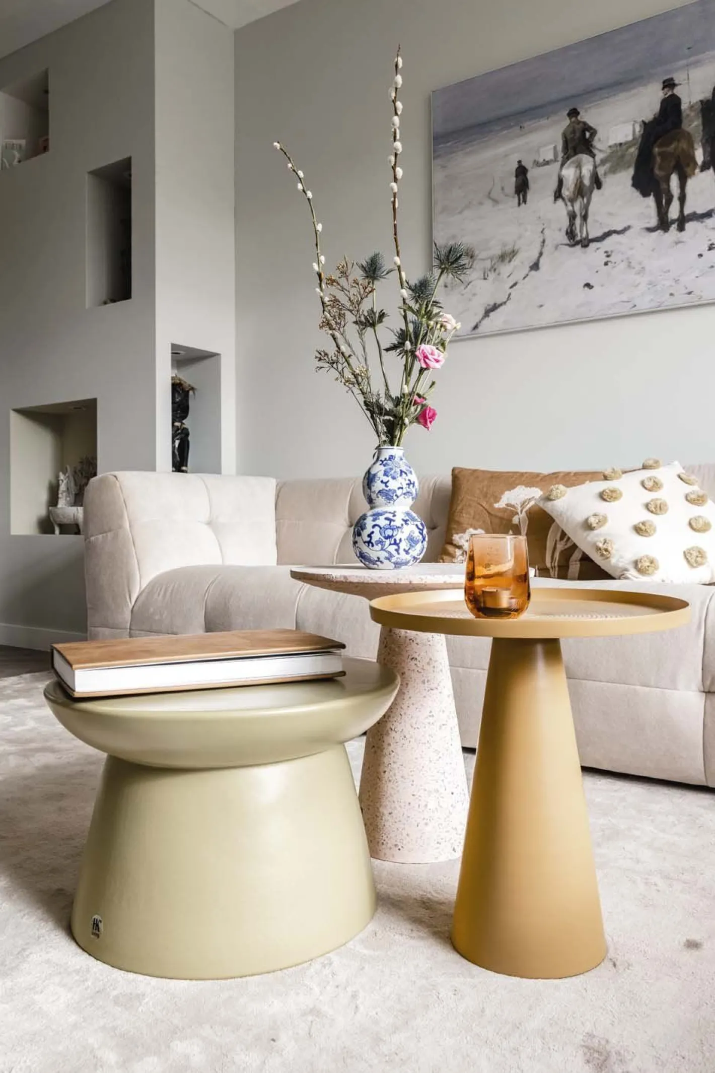 Best HKLIVING Earthenware XL Bijzettafel Green