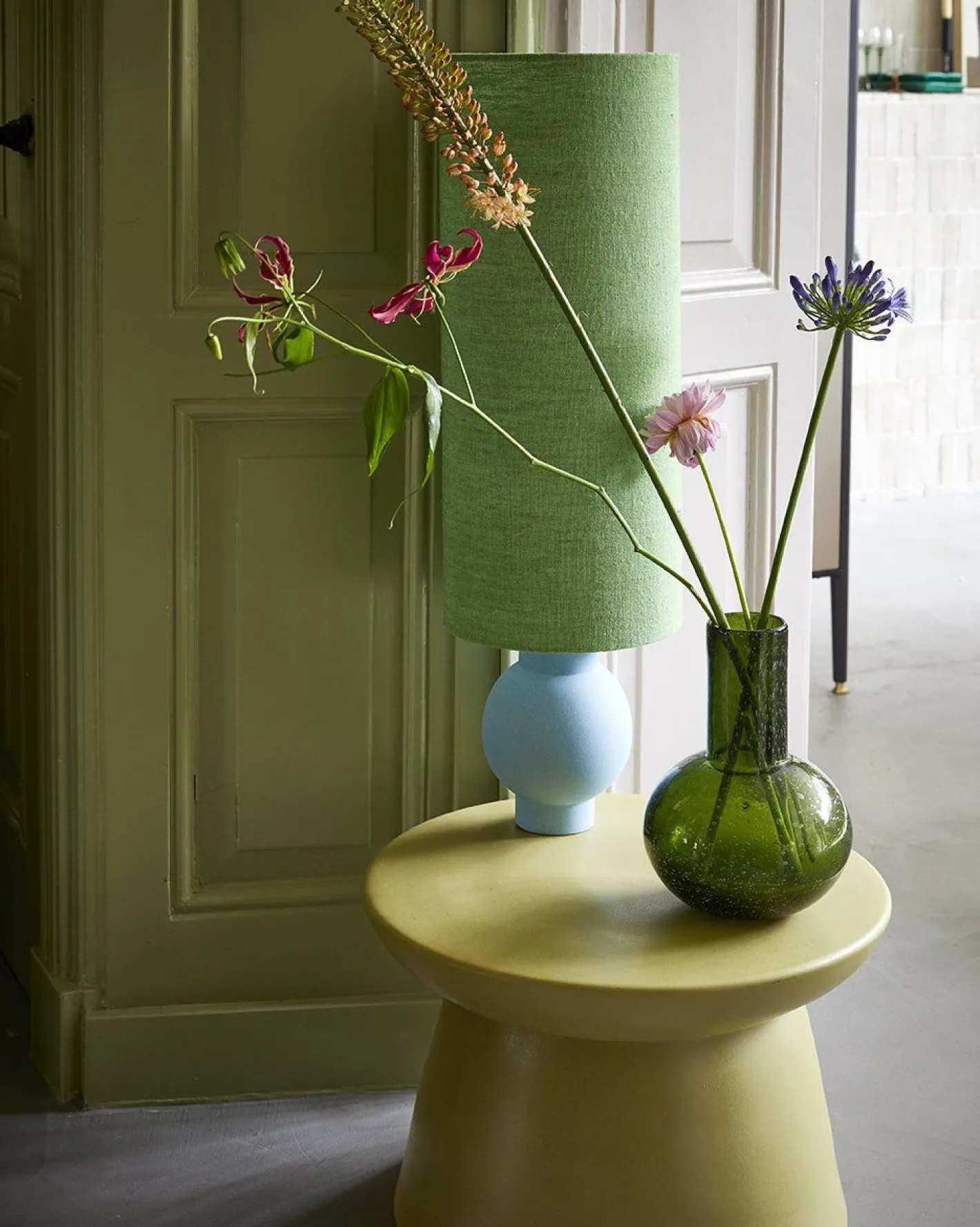 Best HKLIVING Earthenware XL Bijzettafel Green