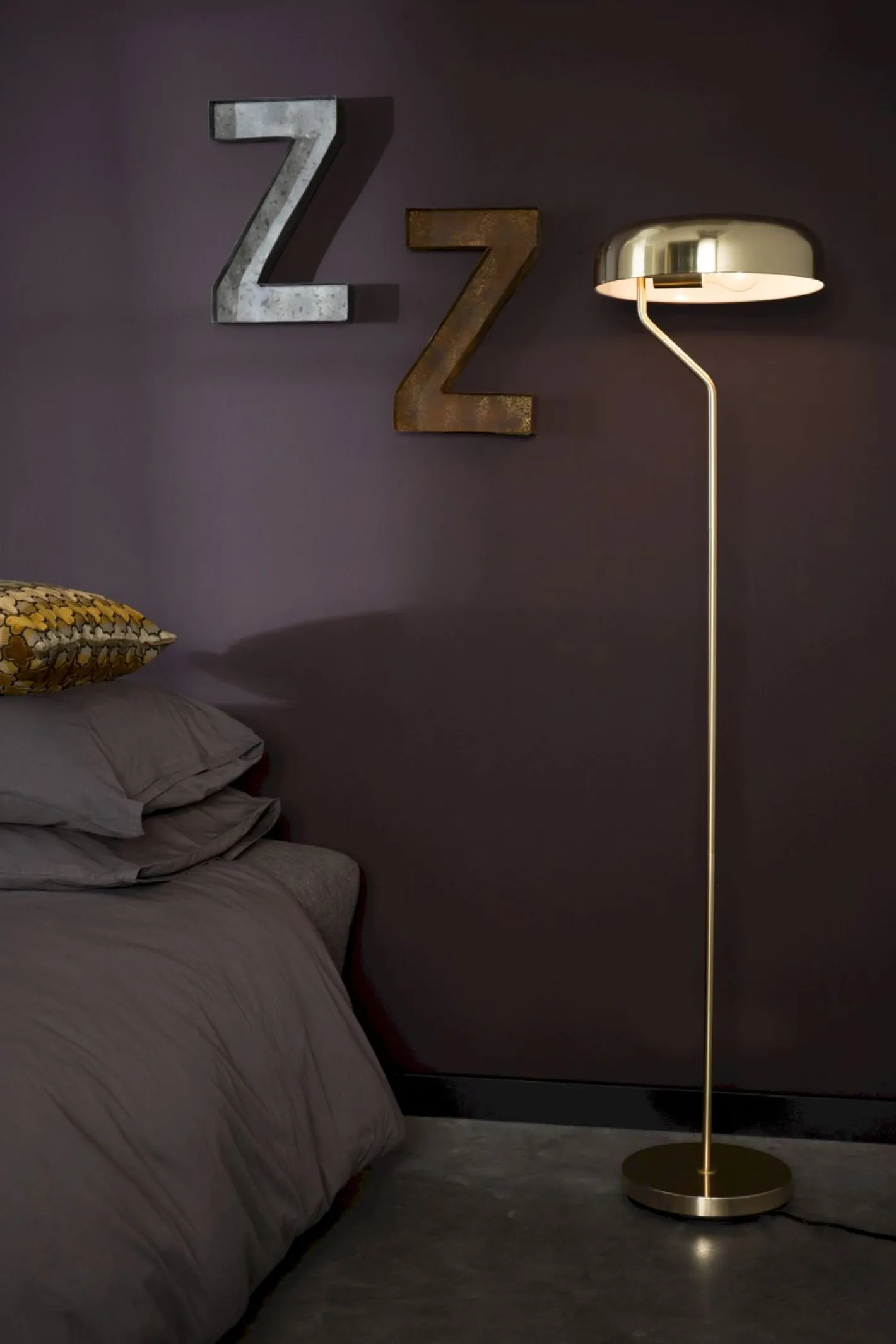 Sale Dutchbone Eclipse Vloerlamp Brass