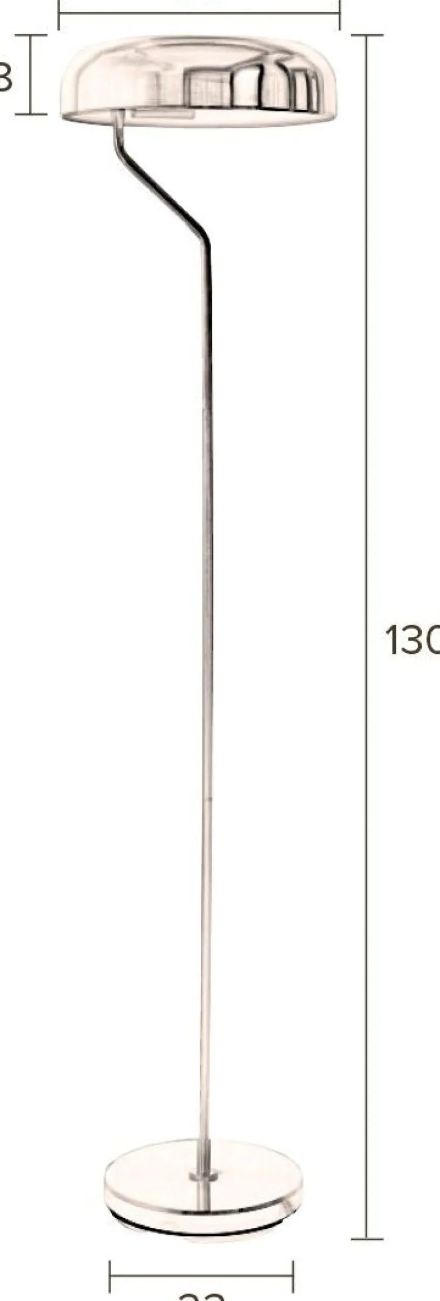 Outlet Dutchbone Eclipse Vloerlamp Black