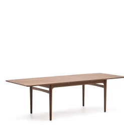 Discount Kave Home Elan Uitschuifbare Eettafel Bruin