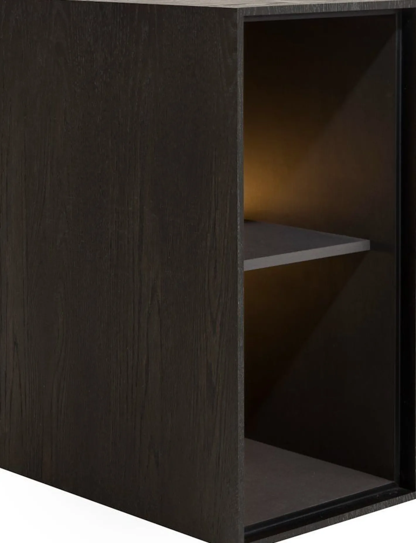 Clearance XOOON Elements 2 Niches Kast Onyx
