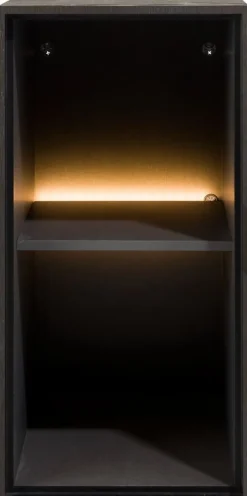 Clearance XOOON Elements 2 Niches Kast Onyx