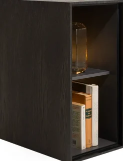 Clearance XOOON Elements 2 Niches Kast Onyx