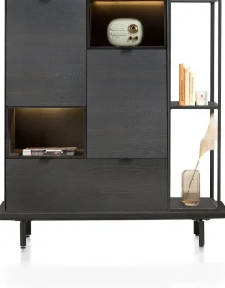 Clearance XOOON Elements Highboard Onyx