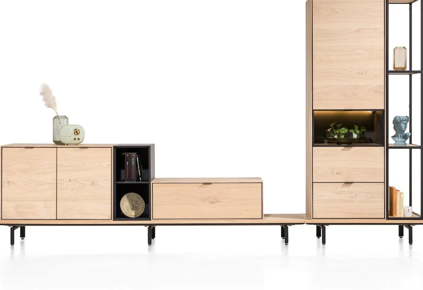 New XOOON Elements 3-niches Boekenkast Natural