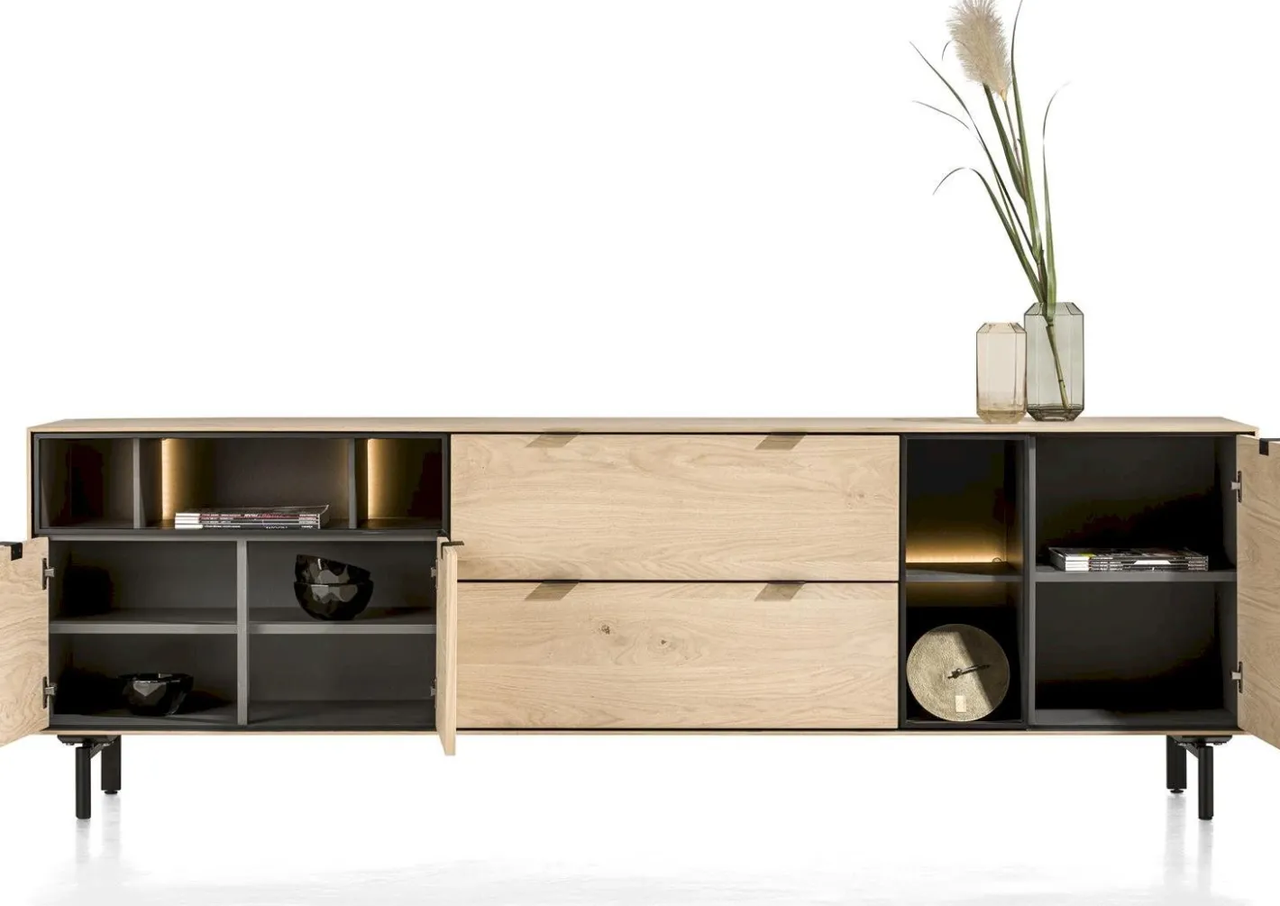 Online XOOON Elements Poten (set 2) Zwart