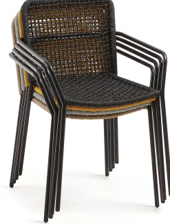 Sale Kave Home Ellen Tuinstoel Zwart