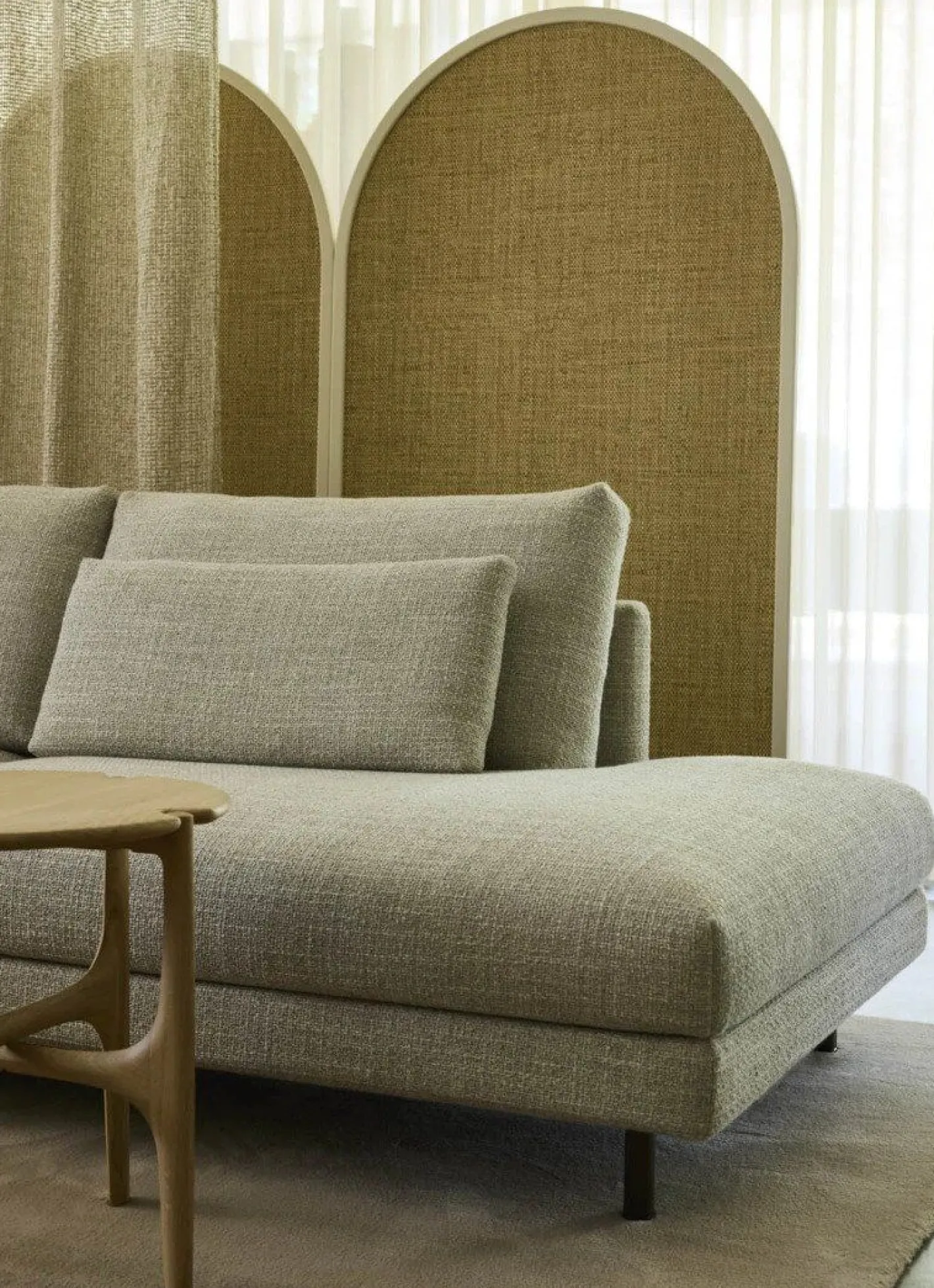 Sale Design on Stock Elliot Hoekbank Beige
