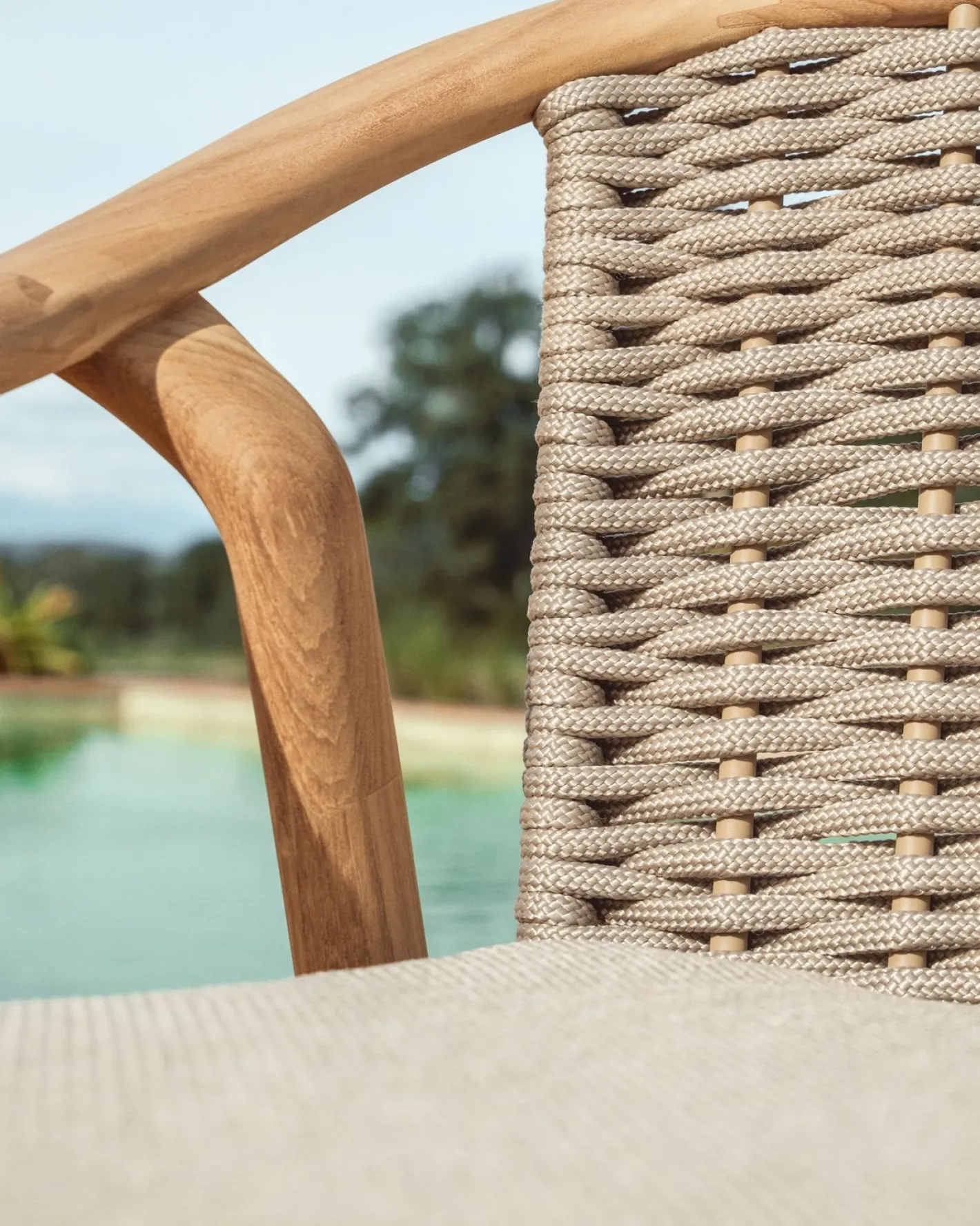 Sale Kave Home Elunda Tuinstoel Naturel