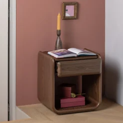 Clearance WOOOD Elura Nachtkastje Bruin