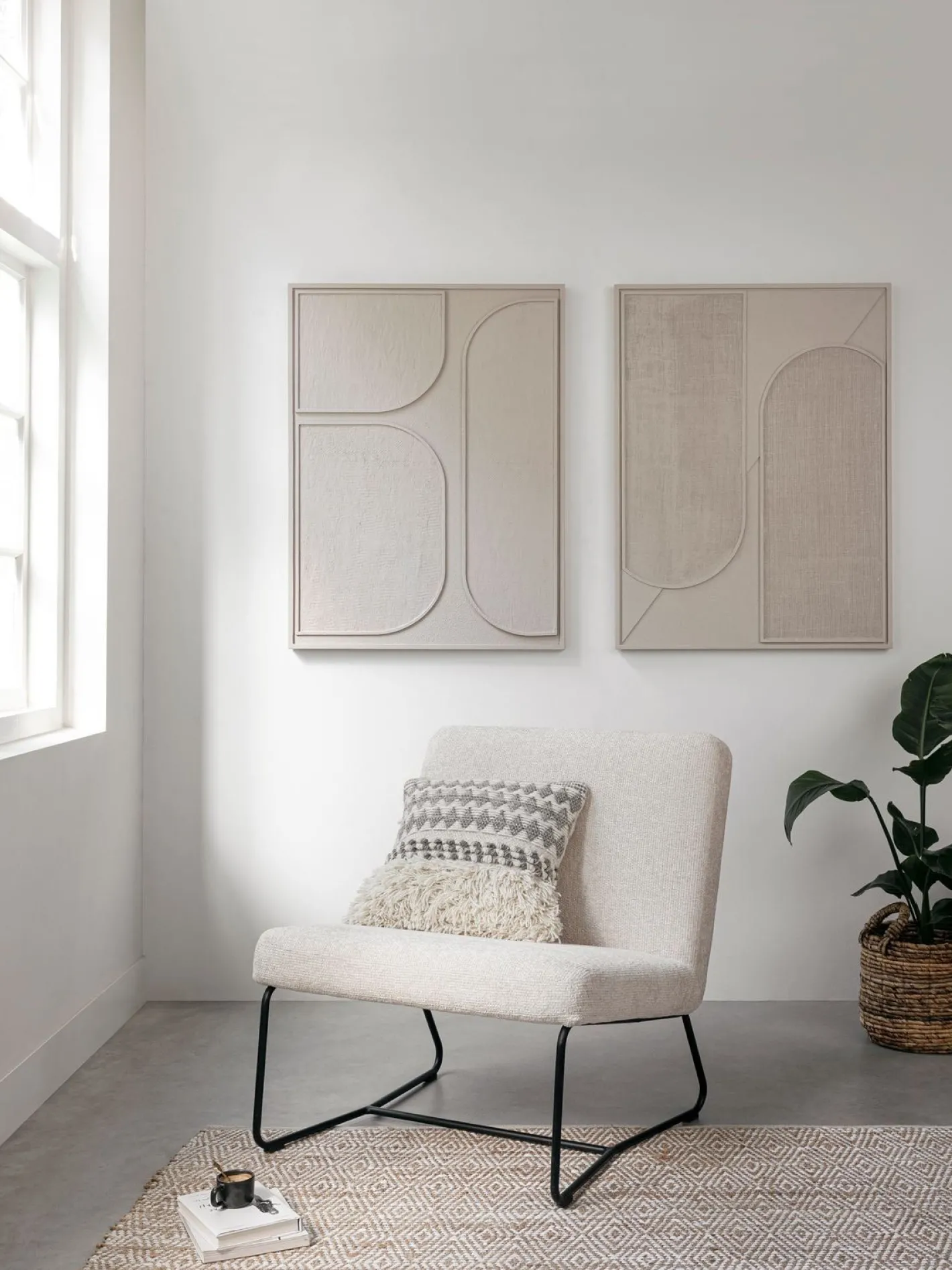 Outlet MUST Living Elyn Wanddecoratie Cream