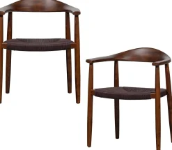 Online vtwonen Embrace Eetkamerstoel Dark Brown