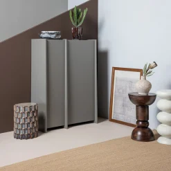 New WOOOD Emel Bijzettafel Donkerbruin