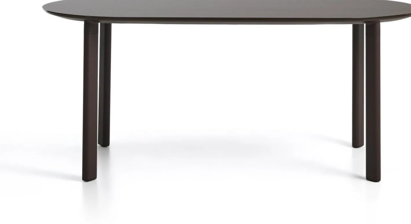 New Kave Home Erice Tuintafel Bruin