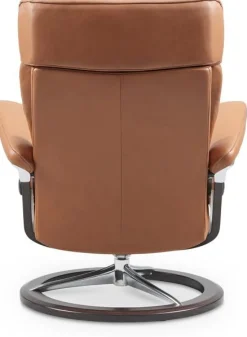 Online Stressless Erik M Relaxfauteuil + Hocker Cognac