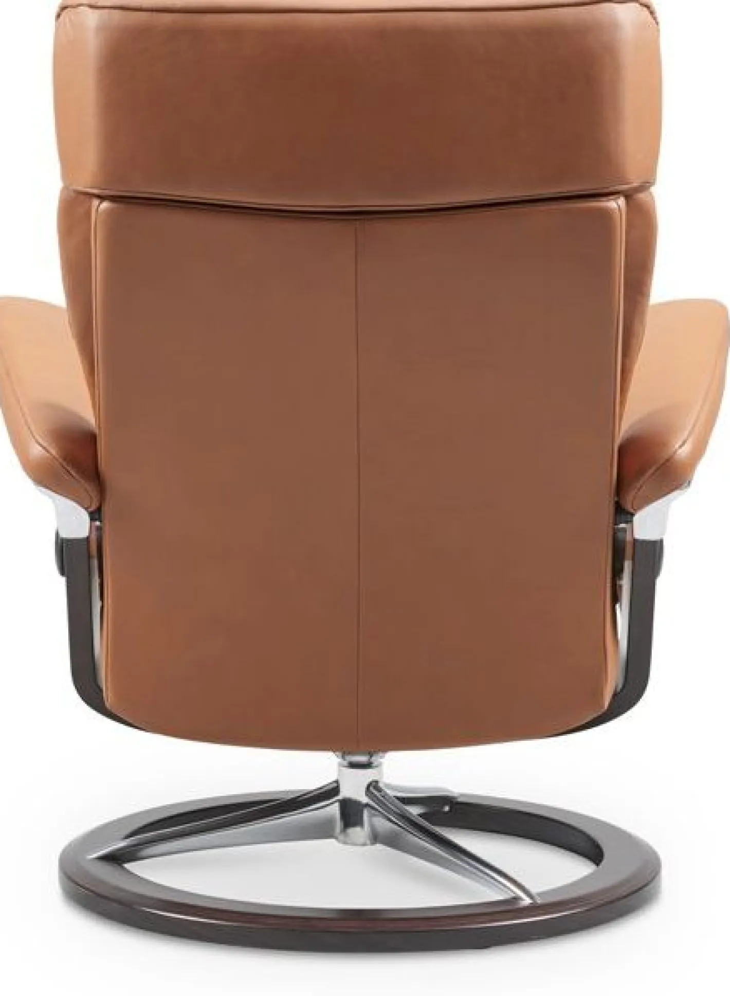 Online Stressless Erik M Relaxfauteuil + Hocker Cognac