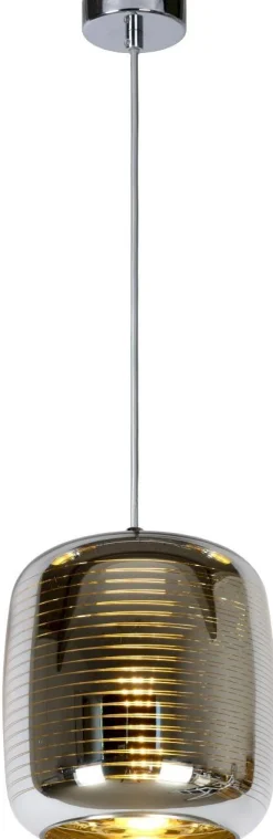 Discount Lucide Eryn Hanglamp Chroom, Goud