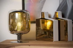 Online Lucide Eryn Tafellamp Chroom, Goud