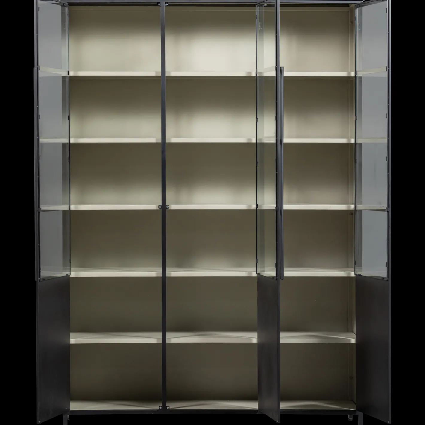 Sale WOOOD Exhibit 3-deurs Vitrinekast Black