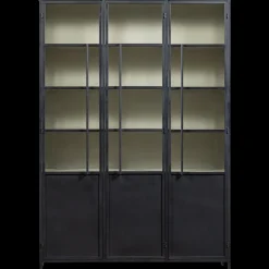 Sale WOOOD Exhibit 3-deurs Vitrinekast Black