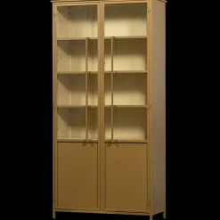 Discount WOOOD Exhibit 2-deurs Vitrinekast Honey Yellow