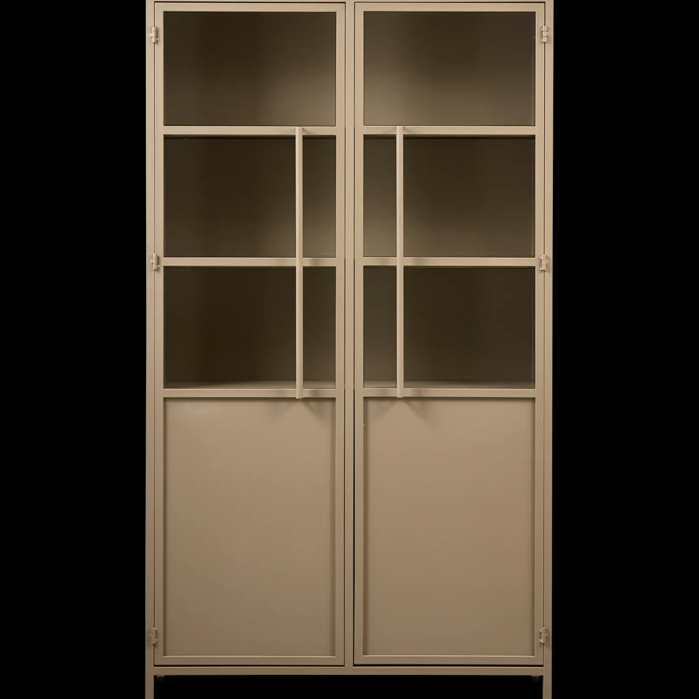 Sale WOOOD Exhibit 2-deurs Vitrinekast Khaki