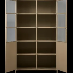 Sale WOOOD Exhibit 2-deurs Vitrinekast Khaki