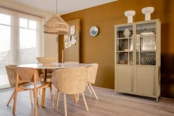 Sale WOOOD Exhibit 2-deurs Vitrinekast Khaki