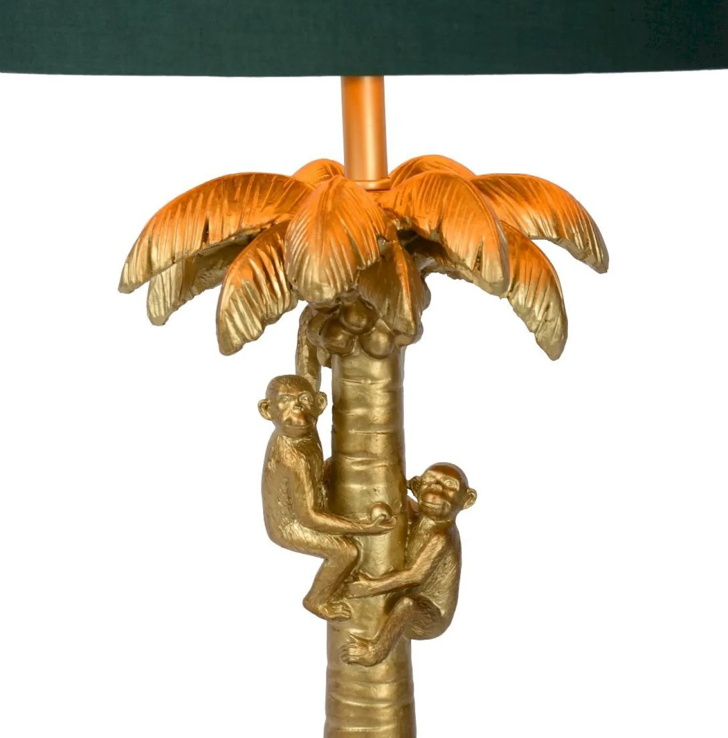 Discount Lucide Extravaganza Coconut Tafellamp Goud, Groen