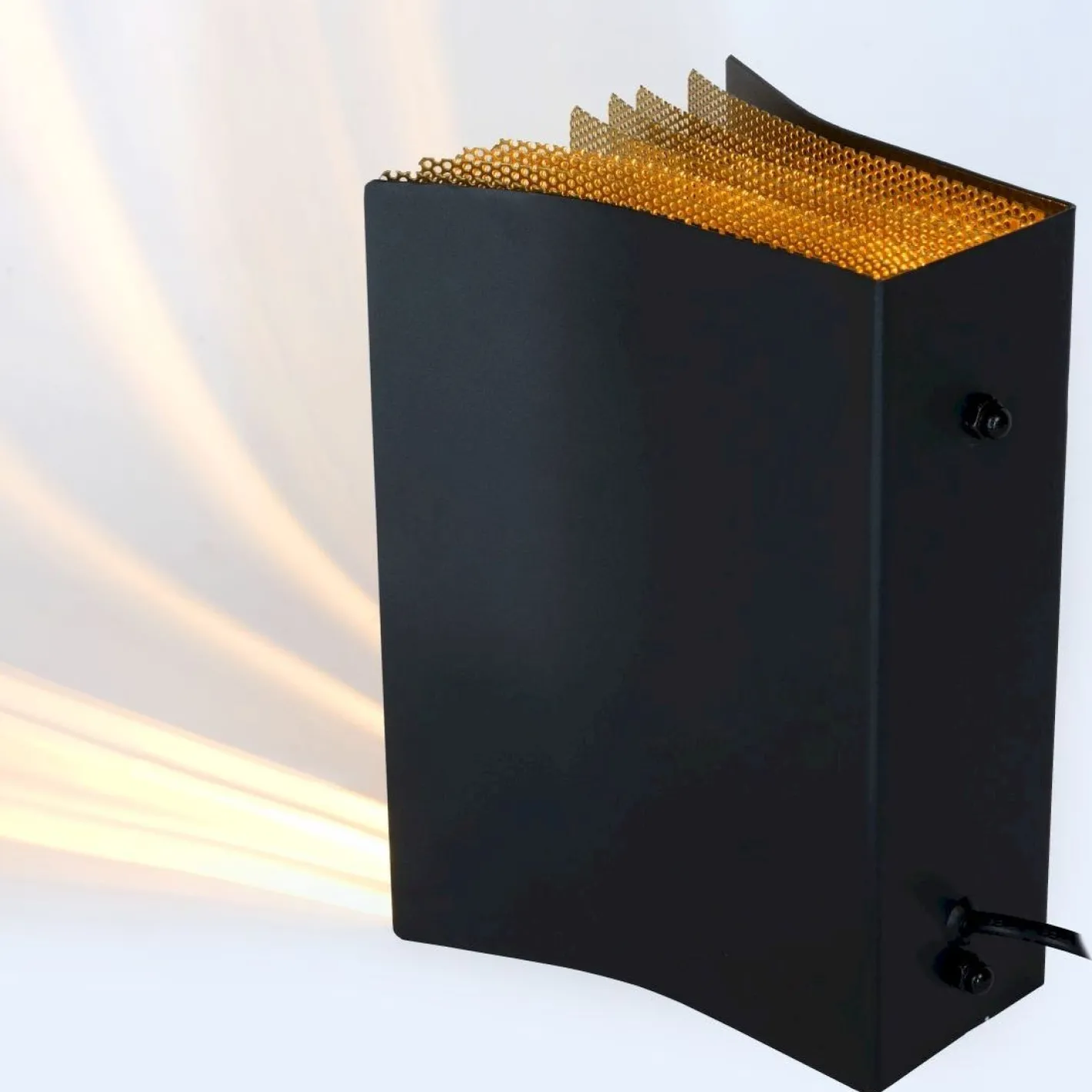 Clearance Lucide Extravaganza Livret Tafellamp Zwart, Goud