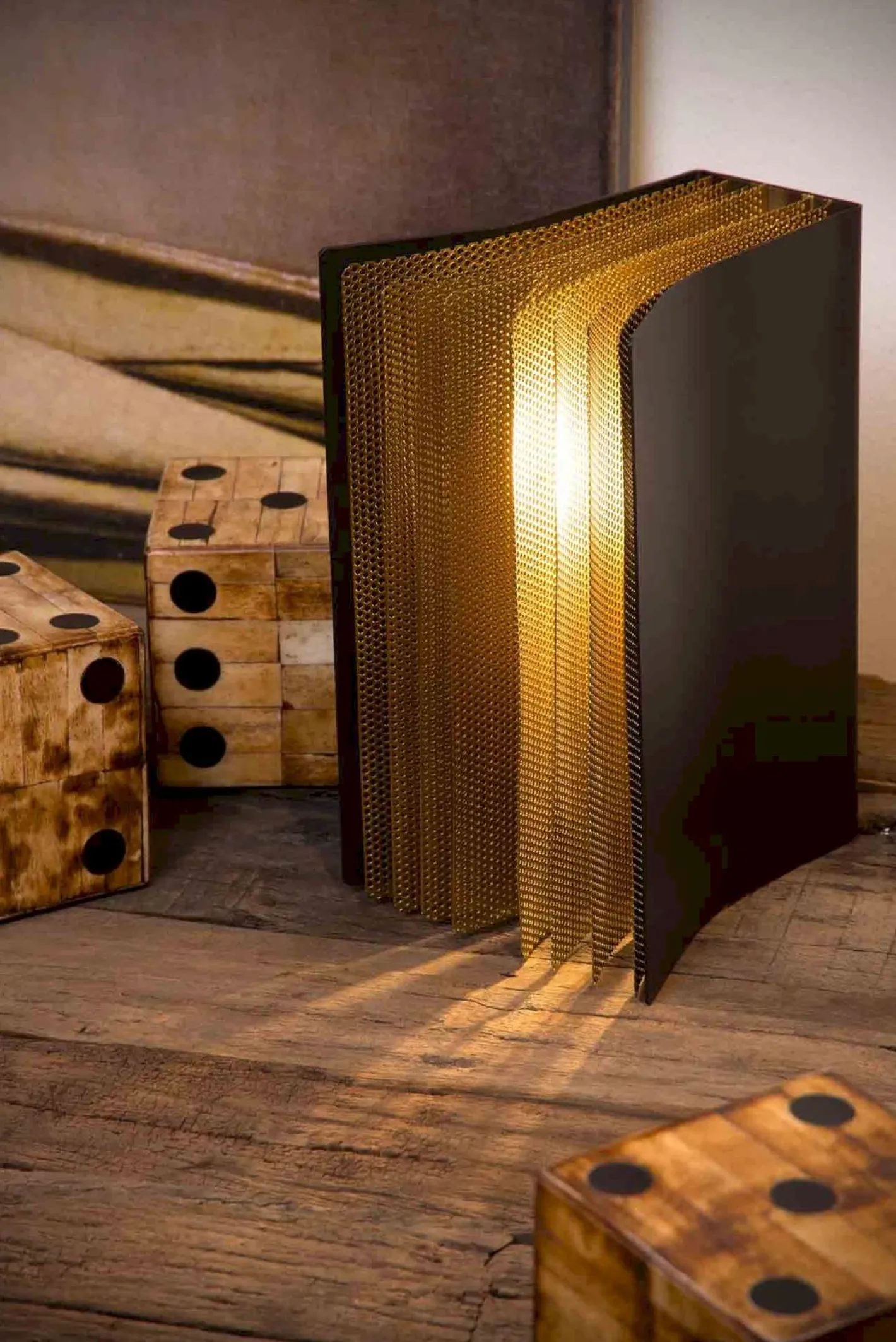 Clearance Lucide Extravaganza Livret Tafellamp Zwart, Goud