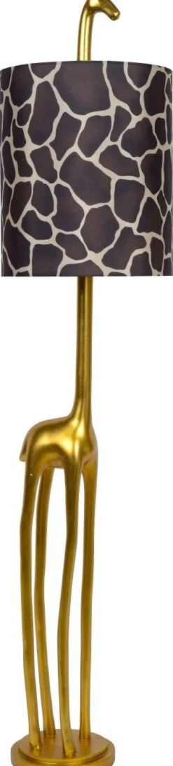 New Lucide Extravaganza Miss Tall Vloerlamp Goud, Bruin