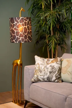 New Lucide Extravaganza Miss Tall Vloerlamp Goud, Bruin