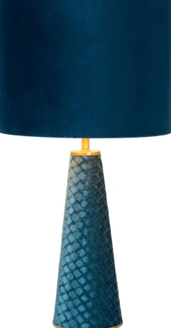Sale Lucide Extravaganza Velvet Tafellamp Turkoois