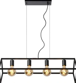 Lucide Fabian Hanglamp Zwart