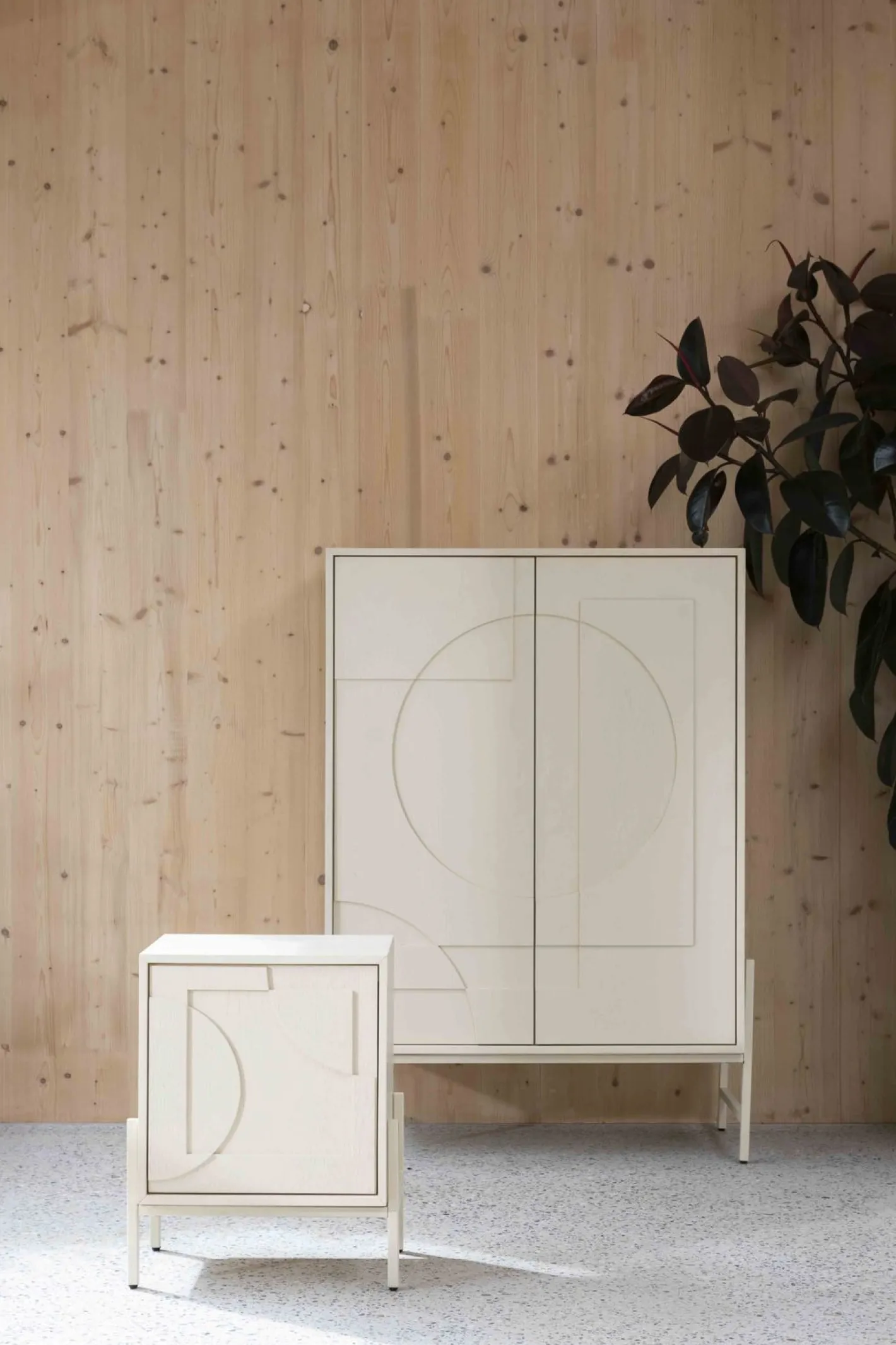 Hot Zuiver Faces Opbergkast Beige