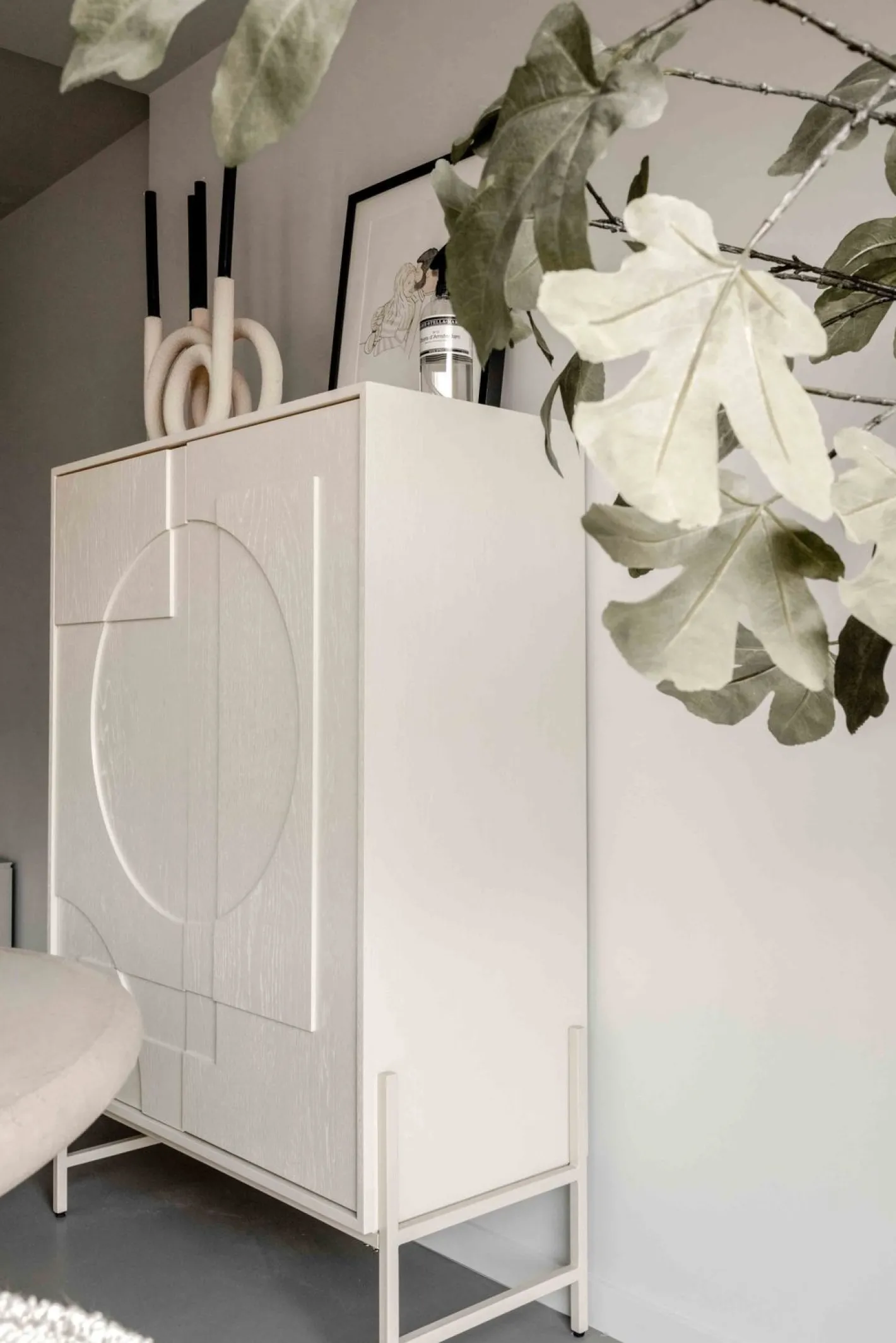 Hot Zuiver Faces Opbergkast Beige