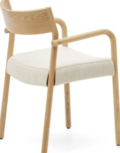 Best Kave Home Falconera Armstoel Beige, Naturel