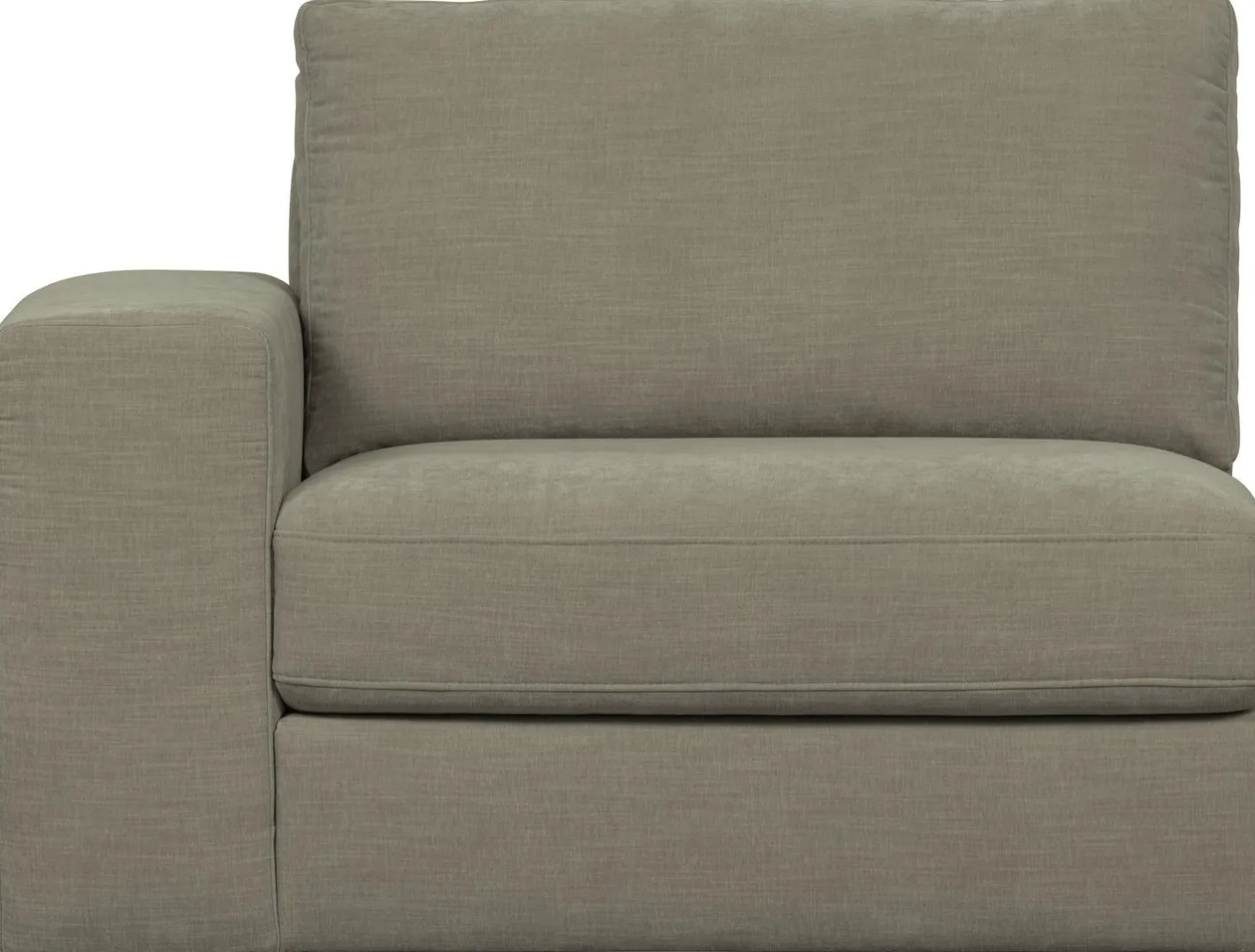 Outlet vtwonen Family 1-zits met arm links Elementenbank Warm Grey