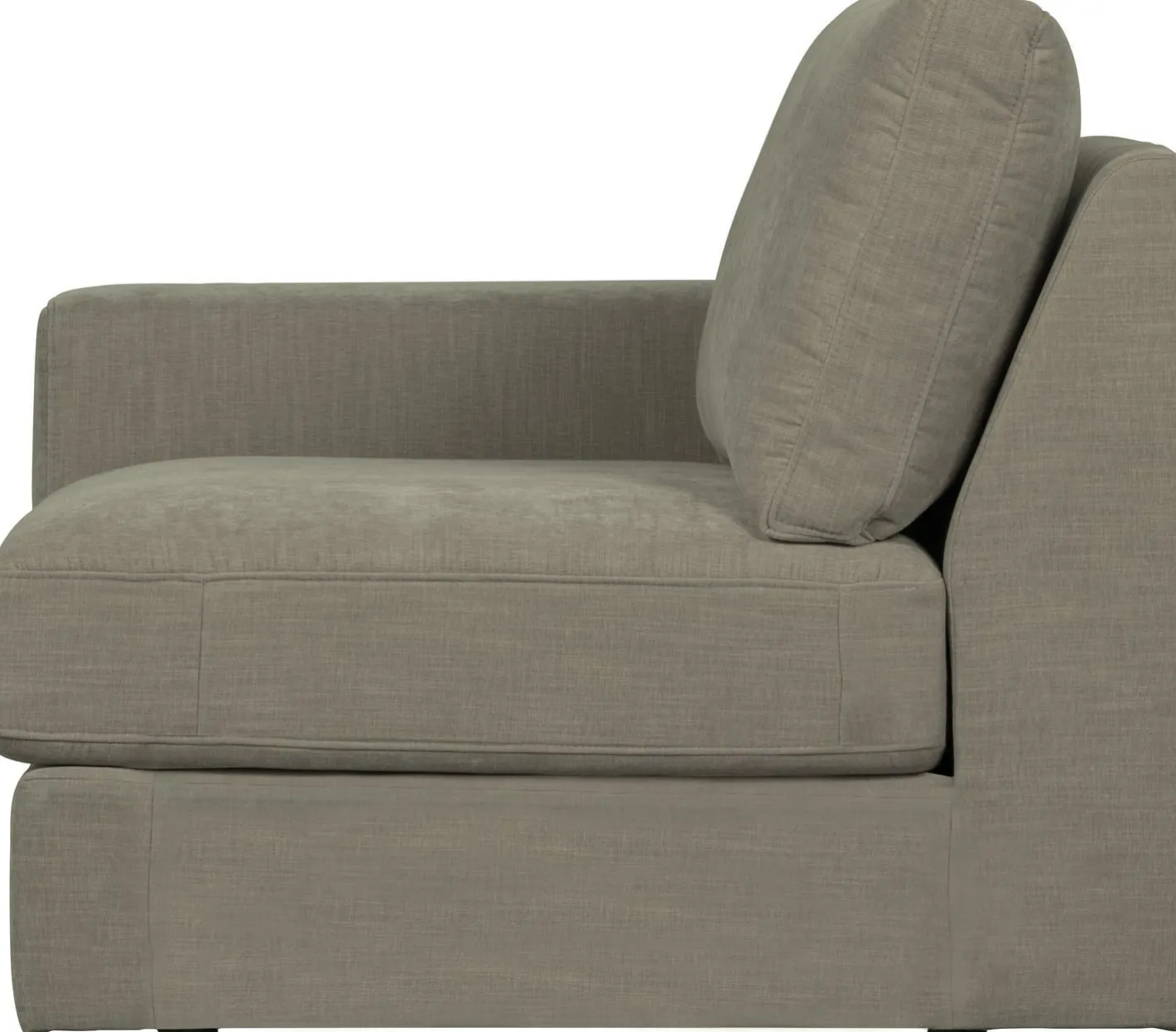 Outlet vtwonen Family 1-zits met arm links Elementenbank Warm Grey