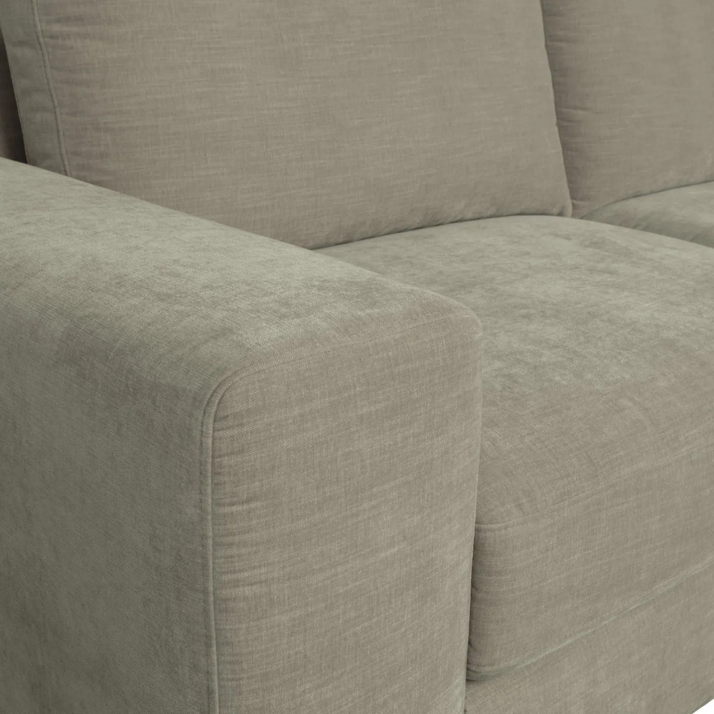Outlet vtwonen Family 1-zits met arm links Elementenbank Warm Grey