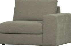 Outlet vtwonen Family 1-zits met arm rechts Elementenbank Warm Grey